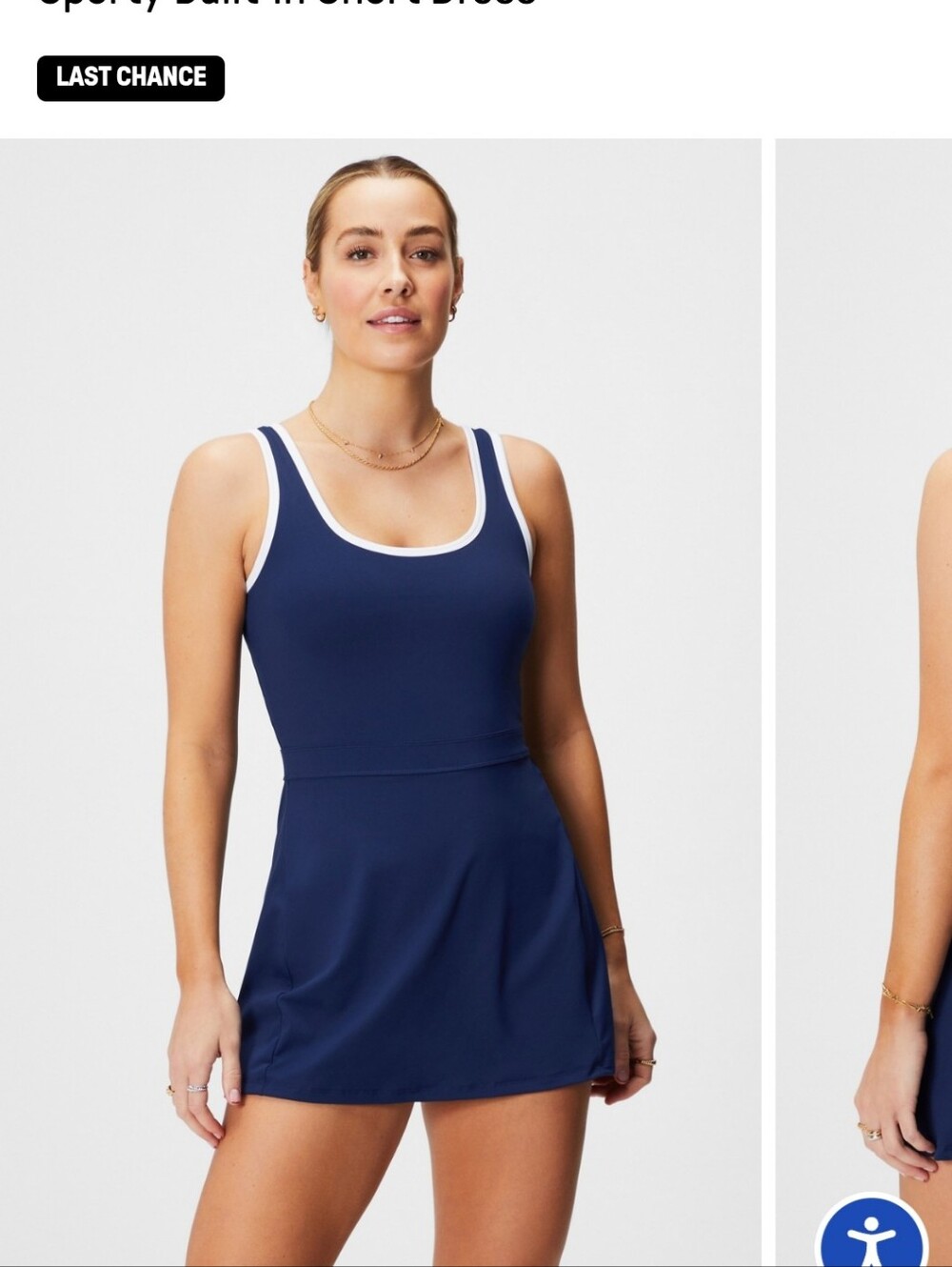Fabletics Sporty Built-In Short Dress Size XL - Picture 2 of 9
